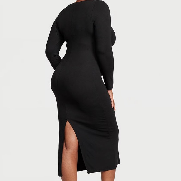 Victoria’s Secret Modal Long-Sleeve Slip Dress - Picture 2 of 3